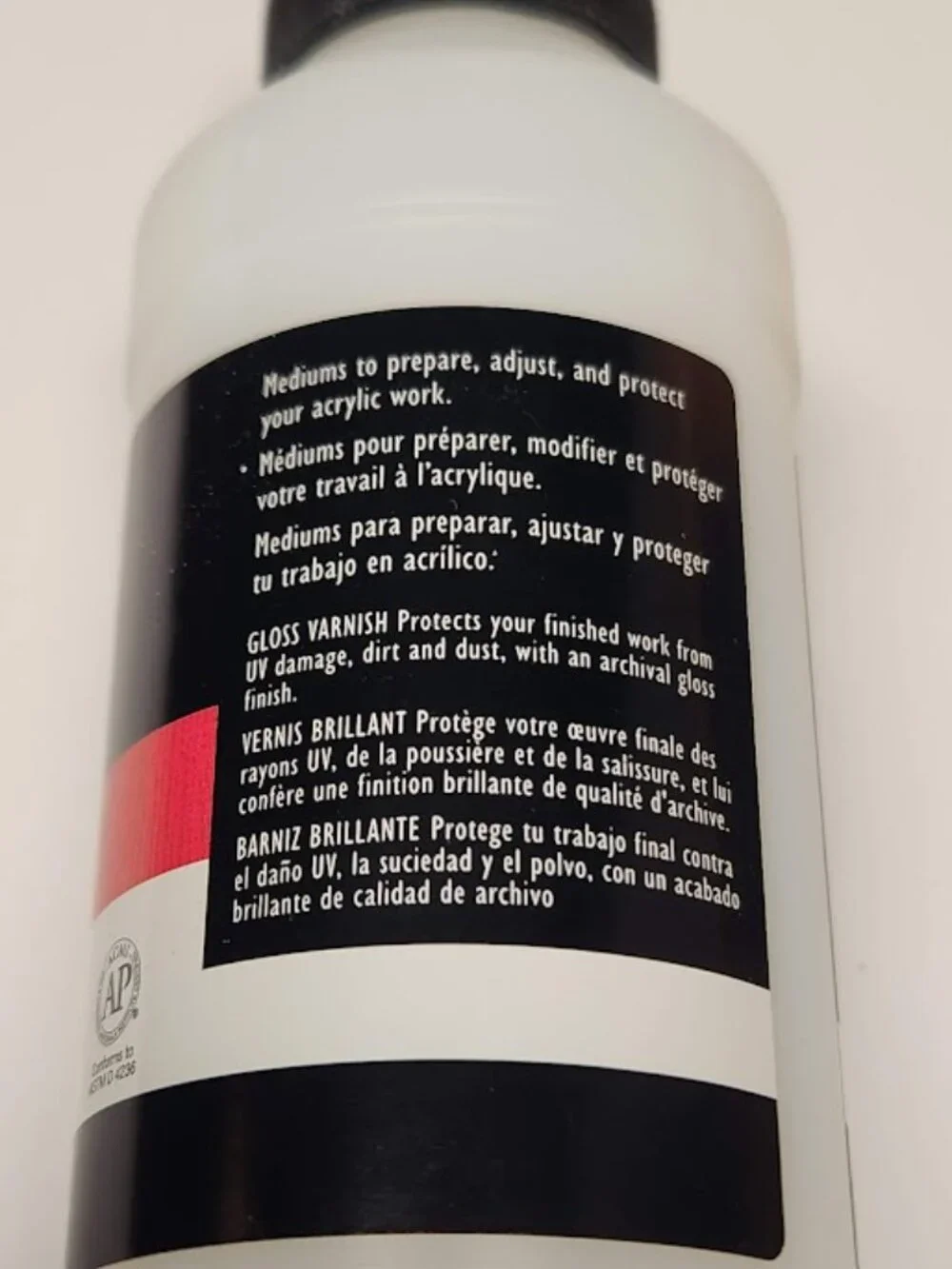 NEW Liquitex Basics Acrylic Gloss Varnish Painting Craft Supplies Arts and Craft